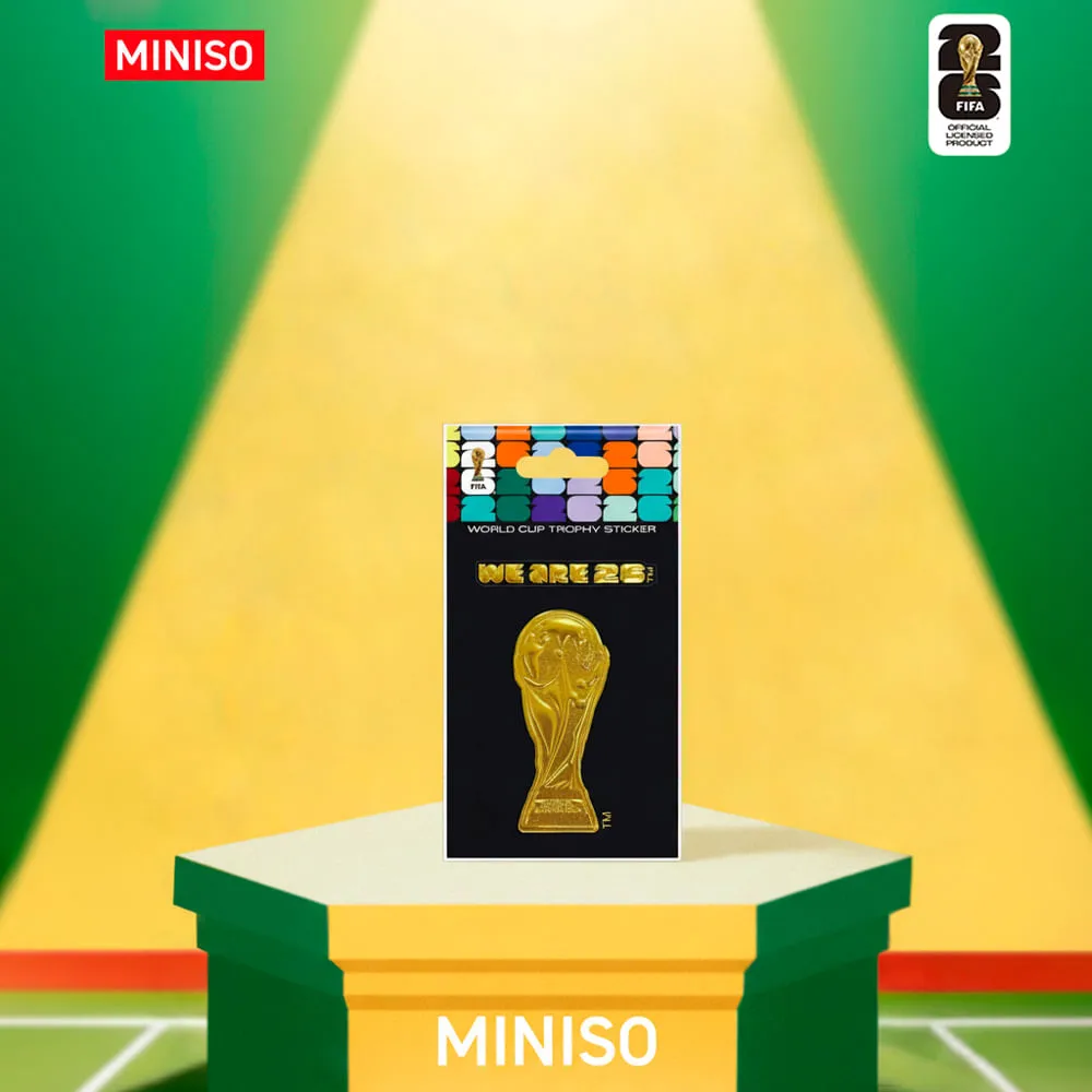 Stickers Trofeo 3D Serie Fifa World Cup 2026 Dorado