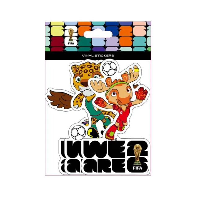 Set de Stickers Mascotas Serie Fifa World Cup 2026