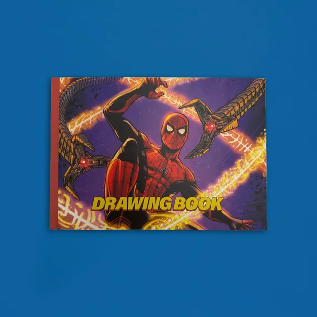 Cuaderno de Dibujo A4 28 Hojas con Stickers Serie Spider Man Marvel