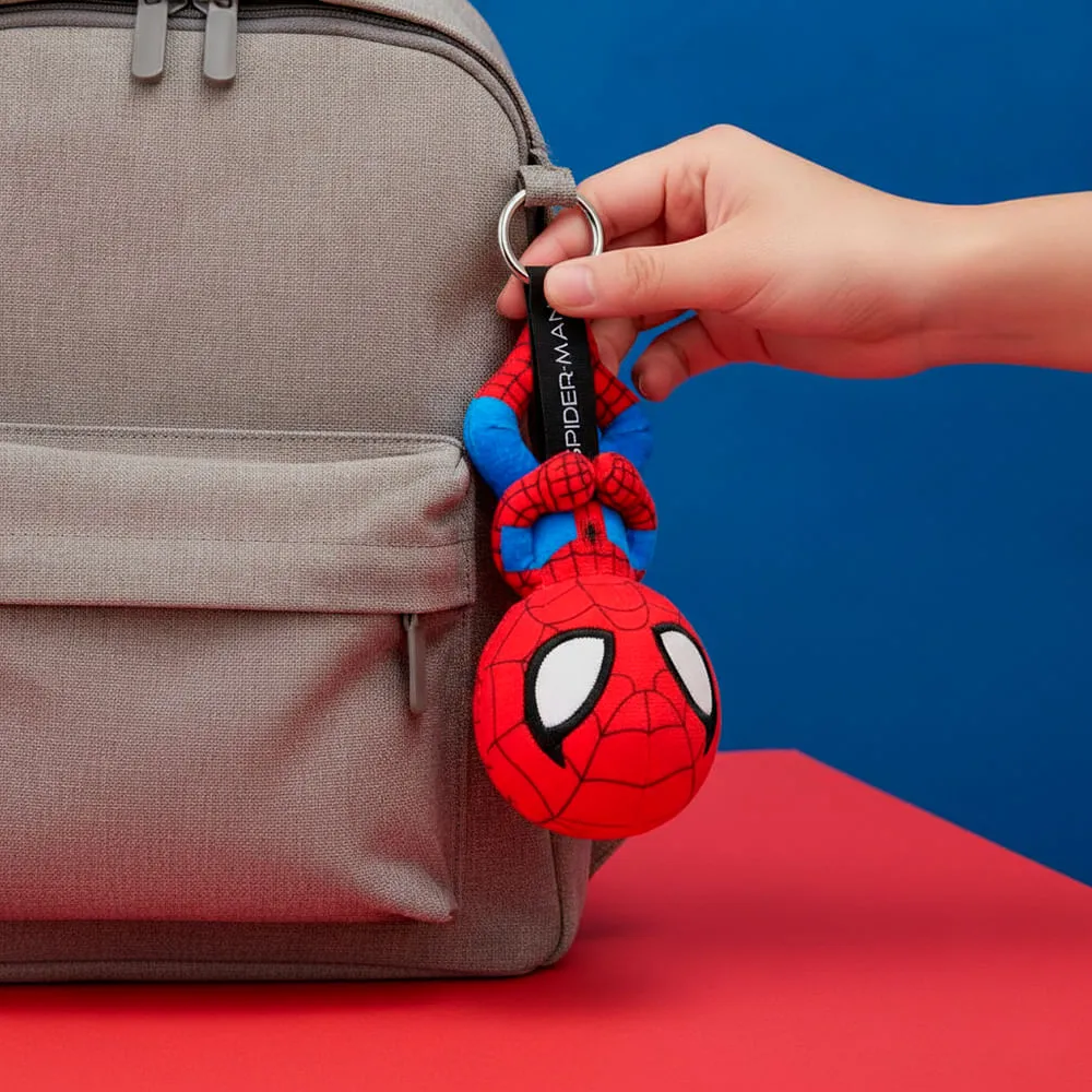 Llavero de Peluche Serie Spider Man Marvel Rojo