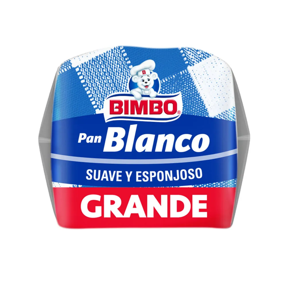 Pan Bimbo Blanco Tajado x600grs