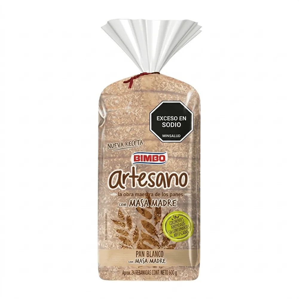 Pan blanco Artesano con Masa Madre 500g Bimbo