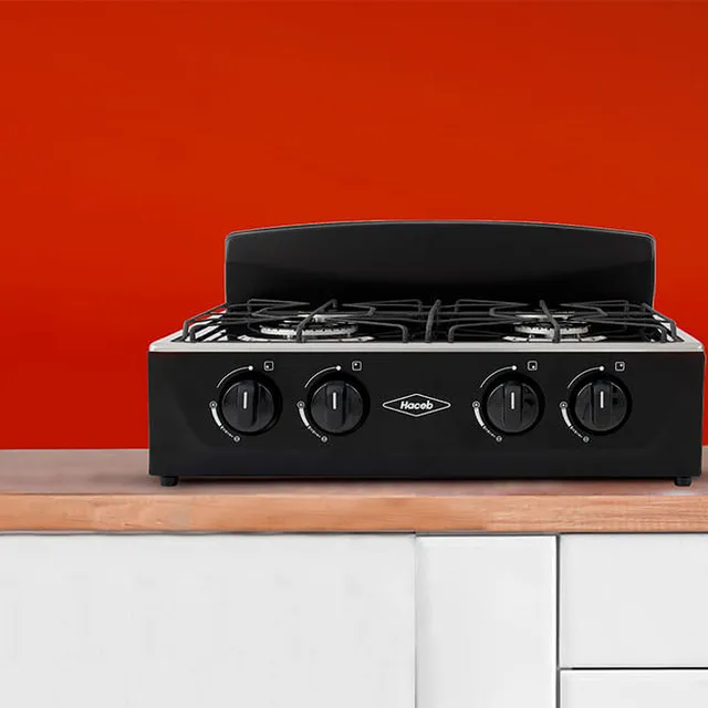 Estufa De Mesa Avellana T Gas Natural Negra