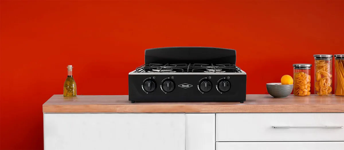 Estufa De Mesa Avellana T Gas Natural Negra