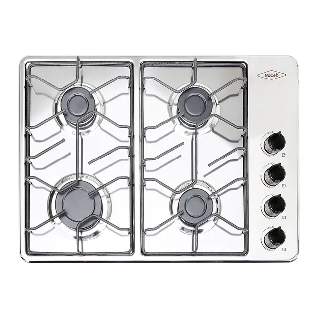 Estufa de empotrar Haceb inox 60x43 cm alambrón a gas natural