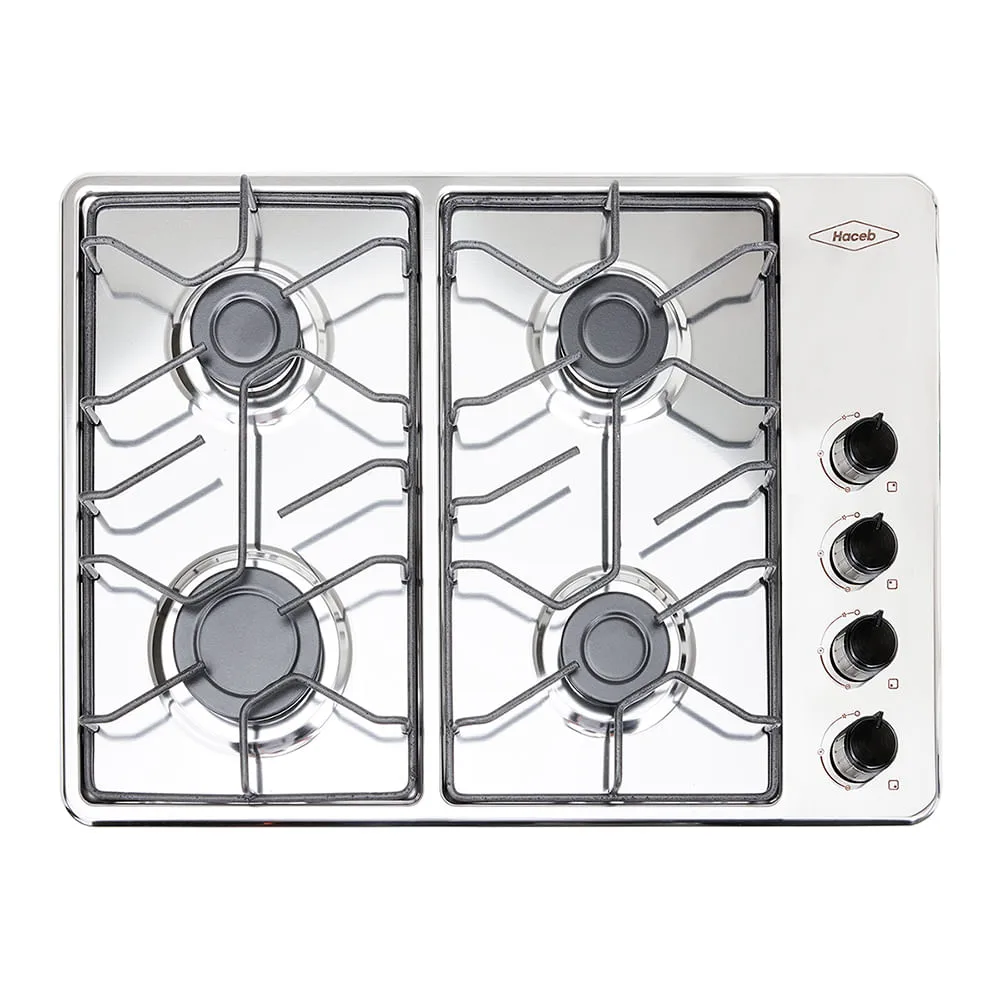 Estufa de empotrar Haceb inox 60x43 cm alambrón a gas natural