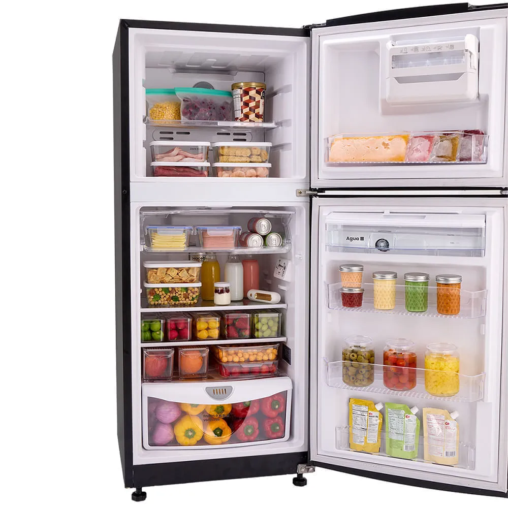 Nevera Haceb No Frost 243 Litros Inverter Manija Externa Negro Cósmico