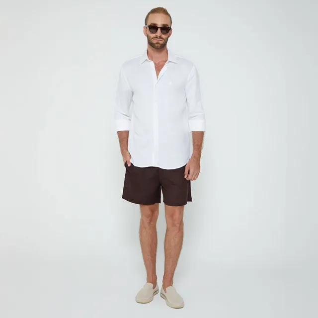 Camisa de lino para hombre