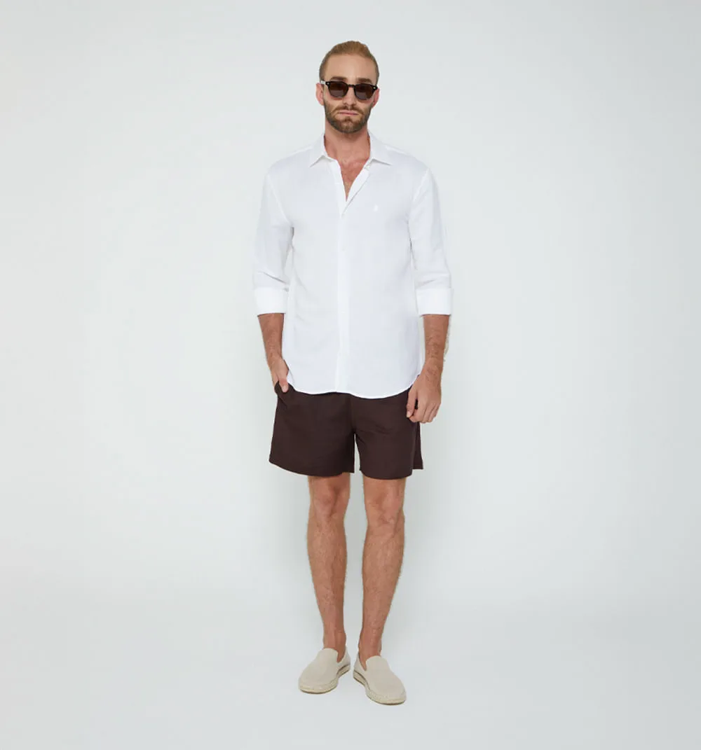 Camisa de lino para hombre