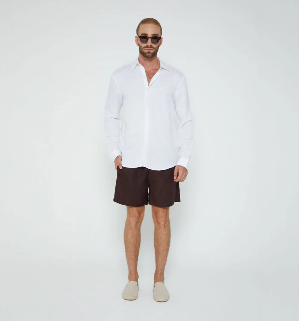 Camisa de lino para hombre